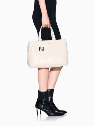 WOMEN'S SHOULDER BAG - ARMANI EXCHANGE WHITE - XW001222 AF15774 6