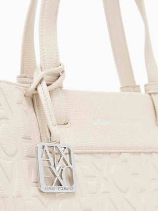 WOMEN'S SHOULDER BAG - ARMANI EXCHANGE WHITE - XW001481 AF15774 5