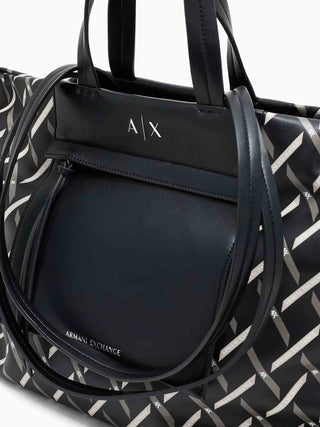 WOMEN'S SHOULDER BAG - ARMANI EXCHANGE BLACK-BLACK - XW001548 AF17255 5