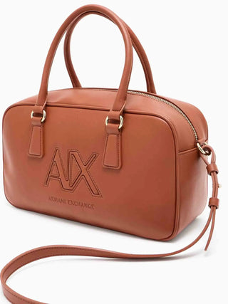 WOMEN'S HANDBAG - ARMANI EXCHANGE BROWN - XW001566 AF15634 5