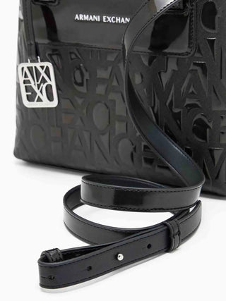 WOMEN'S SHOULDER BAG - ARMANI EXCHANGE BLACK - XW001576 AF17290 5