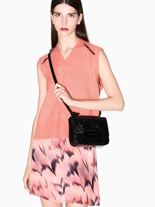 WOMEN'S SHOULDER BAG - ARMANI EXCHANGE BLACK - XW001577 AF17290 6