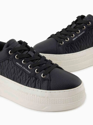 WOMEN'S SNEAKERS - ARMANI EXCHANGE BLACK - XW001630 AF17351 5
