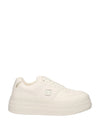WOMEN'S SNEAKERS - ARMANI EXCHANGE WHITE-GOLD - XW001631 AF17351 1