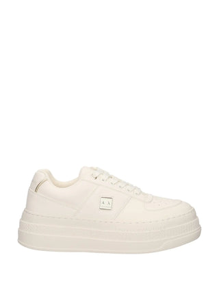 WOMEN'S SNEAKERS - ARMANI EXCHANGE WHITE-GOLD - XW001631 AF17351