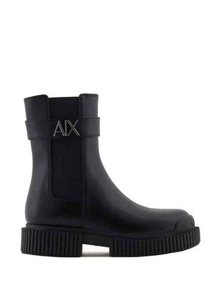 WOMEN'S ANKLE BOOTS - ARMANI EXCHANGE BLACK - XW001634 AF17474