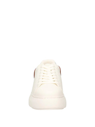 WOMEN'S SNEAKERS - ARMANI EXCHANGE WHITE-BROWN - XW002149 AF19528 3