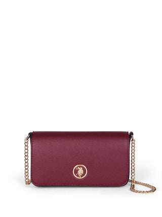 WOMEN'S SHOULDER BAG - US POLO ASSN. BURGUNDY - BEUQC6456WVP