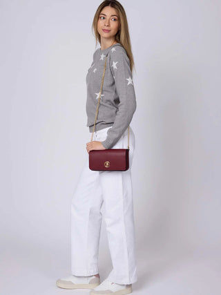 WOMEN'S SHOULDER BAG - US POLO ASSN. BURGUNDY - BEUQC6456WVP 4