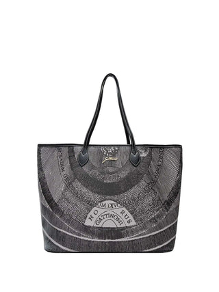 WOMEN'S SHOULDER BAG - GATTINONI GREY-BLACK - BIGPL6427WPQ