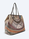 BORSA A SPALLA DONNA - GATTINONI TAUPE - BIGPL6427WPQ 2