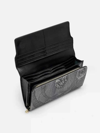 WOMEN'S WALLET - GATTINONI GRAY-BLACK - BIGPL6452WPQ 2