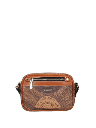 WOMEN'S SHOULDER BAG - GATTINONI BROWN-TAN - BIGPL6555WPQ
