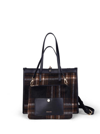 BORSA A SPALLA DONNA - GATTINONI ROMA NERO - BINF08686WZC 1