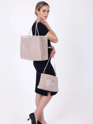 WOMEN'S SHOULDER BAG - GATTINONI ROMA POWDER - BINF08688WZC 5