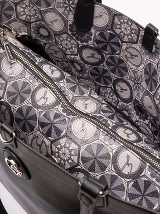 WOMEN'S HANDBAG - GATTINONI ROMA BLACK - BINTD8011WZT 3