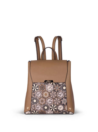 WOMEN'S BACKPACK - GATTINONI ROMA TAN - BINTD8352WZT