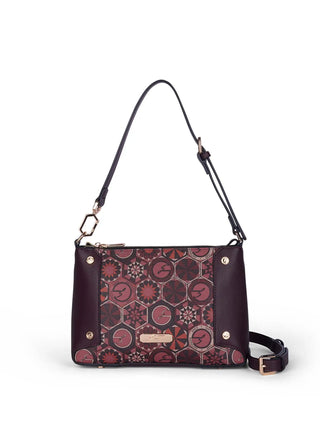 WOMEN'S SHOULDER BAG - GATTINONI ROMA BORDEAUX - BINTD8396WZT