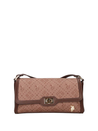 WOMEN'S SHOULDER BAG - US POLO ASSN. BROWN - BIUN28893WVP