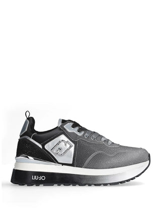 WOMEN'S SNEAKERS - LIU-JO BLACK-WHITE - BF5009TX001 1