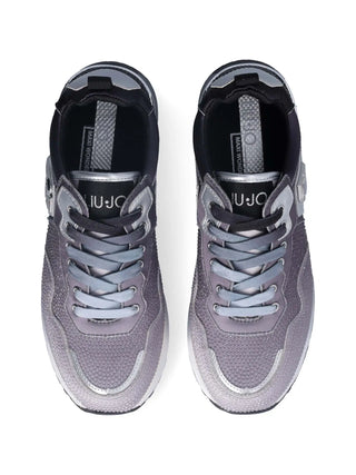 WOMEN'S SNEAKERS - LIU-JO BLACK-WHITE - BF5009TX001 4