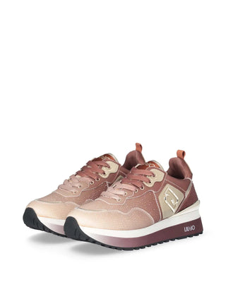 WOMEN'S SNEAKERS - LIU-JO PINK-WHITE - BF5009TX001 2