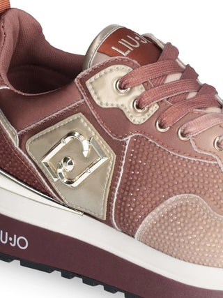 WOMEN'S SNEAKERS - LIU-JO PINK-WHITE - BF5009TX001 5