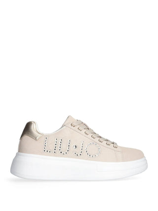 WOMEN'S SNEAKERS - LIU-JO BEIGE-GOLD - BF5059PX002