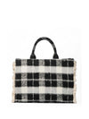WOMEN'S HANDBAG - MARC ELLIS BLACK - BUBY CHECK L 2