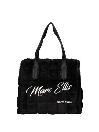 WOMEN'S HANDBAG - MARC ELLIS BLACK - BUBY HAIR M 1
