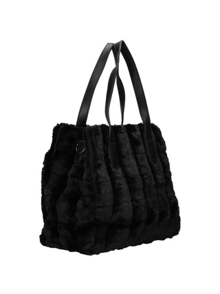 WOMEN'S HANDBAG - MARC ELLIS BLACK - BUBY HAIR M 3