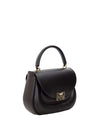 WOMEN'S HANDBAG - MARC ELLIS BLACK-GOLD - FLAT JELLY 2