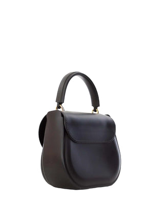 WOMEN'S HANDBAG - MARC ELLIS BLACK-GOLD - FLAT JELLY 3