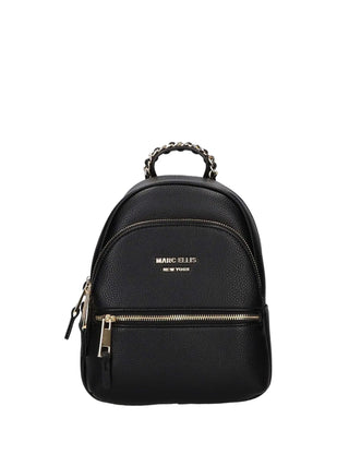 WOMEN'S BACKPACK - MARC ELLIS BLACK-GOLD - GRETA BACKPACK
