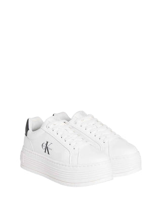 WOMEN'S SNEAKERS - CALVIN KLEIN WHITE-BLACK - YW0YW01878 2
