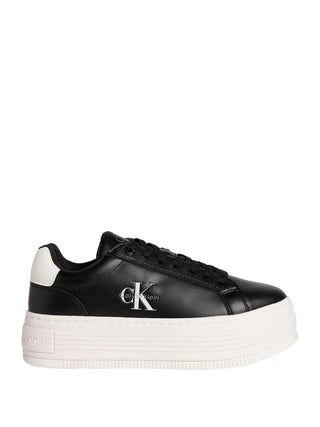 WOMEN'S SNEAKERS - CALVIN KLEIN BLACK-WHITE - YW0YW01878
