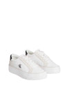 WOMEN'S SNEAKERS - CALVIN KLEIN WHITE-BLACK - YW0YW01896 2