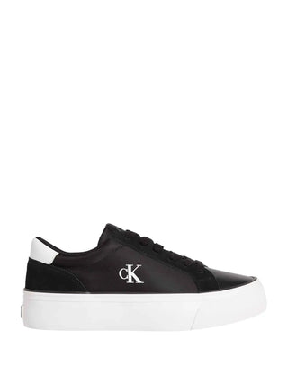 WOMEN'S SNEAKERS - CALVIN KLEIN BLACK-WHITE - YW0YW01896