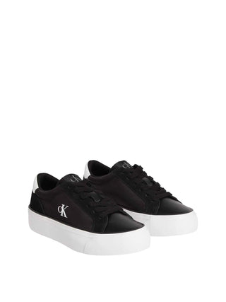 WOMEN'S SNEAKERS - CALVIN KLEIN BLACK-WHITE - YW0YW01896 2