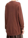 WOMEN'S SWEATER - SILVIAN HEACH BROWN - GPA25553MA 2