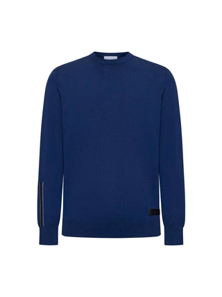 MEN'S SWEATER - JOHN RICHMOND BLUE - UMA25054MA
