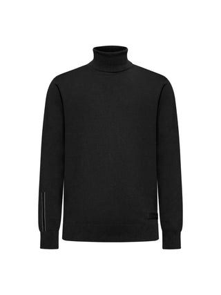 MEN'S SWEATER - JOHN RICHMOND BLACK - UMA25056LU