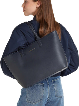 WOMEN'S TOTE - TOMMY HILFIGER BLUE - AW0AW17449 5