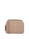 WOMEN'S SHOULDER BAG - TOMMY HILFIGER TAUPE - AW0AW17453 1