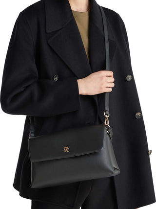 WOMEN'S HANDBAG - TOMMY HILFIGER BLACK - AW0AW17695 4