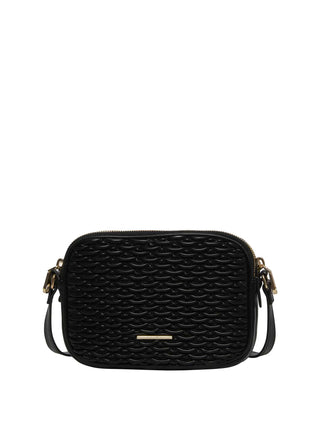 WOMEN'S SHOULDER BAG - CALVIN KLEIN BLACK - LV04F3279G