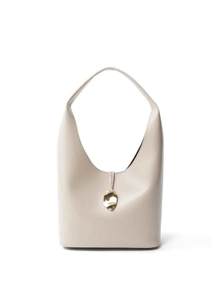 WOMEN'S SHOULDER BAG - CALVIN KLEIN OFF-WHITE - LV04K3176G