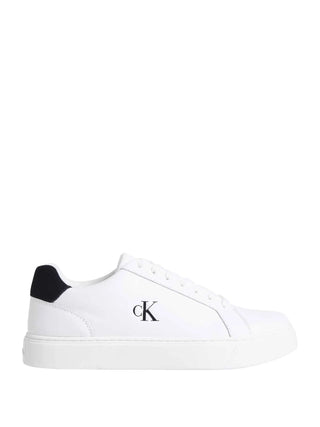 MEN'S SNEAKERS - CALVIN KLEIN WHITE-BLACK - YM0YM01435