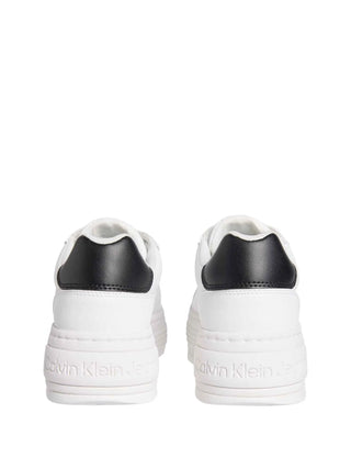 WOMEN'S SNEAKERS - CALVIN KLEIN WHITE-BLACK - YW0YW01878 3