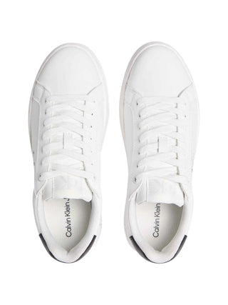 WOMEN'S SNEAKERS - CALVIN KLEIN WHITE-BLACK - YW0YW01878 4